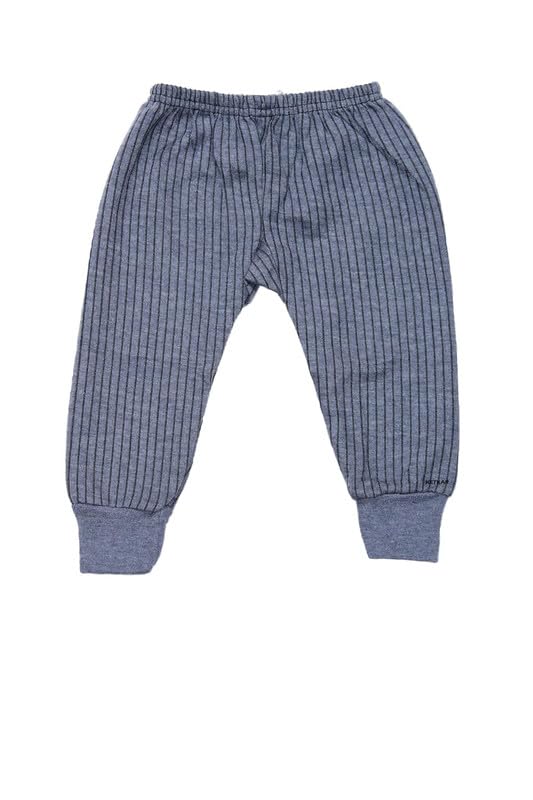 Unisex Kids Winter Wear Thermal Set Innerwear Top & Full Pant Woolen Warmer for Girls Boys, Kids Unisex Body Warmer Thermal (Set of 3) _Multicolour_0-6 Months 2