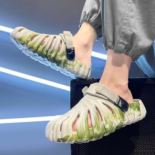 Monstera Slippers,Variegated Monstera Shoes,Monstera Shoes for Women and Men4