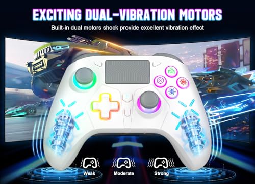 image for Gamrombo Wireless Gaming Controller for PlayStation 5 / PS5, with RGB 