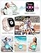 Fitness Trackers for Women with Bluetooth Call 24/7 Heart Rate & Blood Oxygen Monitor Sleep Tracker, Steps Counter Stopwatch/Timer/Alarm Clock, Waterproof Pedometer Watch for Walking Running Pink