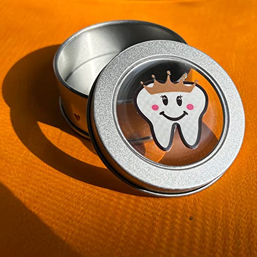 Hamuiers Tooth Fairy Box, Baby Tooth Box For Lost Teeth, Metal Tooth Holders For Kids First Teeth Keepsake Box Gifts For Baby - Girl #TOP6
