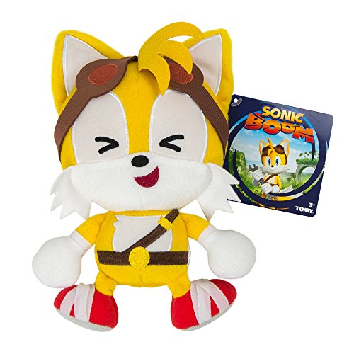 Stuffems Toy Shop Sonic Boom Emoji Plush, Happy Tails Laugh