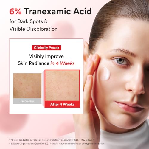 Image of Abib Tranexamic Acid 6% Cream Tone Balancing tube - TXA, Alpha-Arbutin Dark Spot Corrector for Face with Hyperpigmentation & Uneven Skin Tone, Korean Skincare, 1.69 fl oz