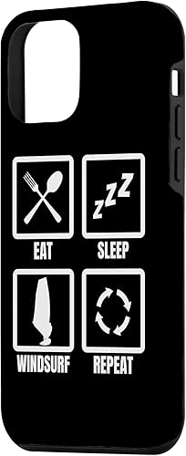 Miniatura 2 de iPhone 12 mini Eat Sleep Windsurf Repeat Case