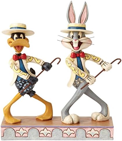 Looney Tunes by Jim Shore "On With The Show - Bugs Bunny And Daffy" Figurine