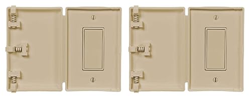 Protector de seguridad eléctrico para niños pequeños y pequeños fabricado en Estados Unidos compatible con Decora Leviton Legrand moderno