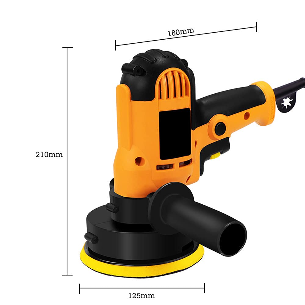 LJJ Lucidatrice Auto, Levigatrice Elettrica 700W Lucidatrice per Auto, Metallo, Mobili