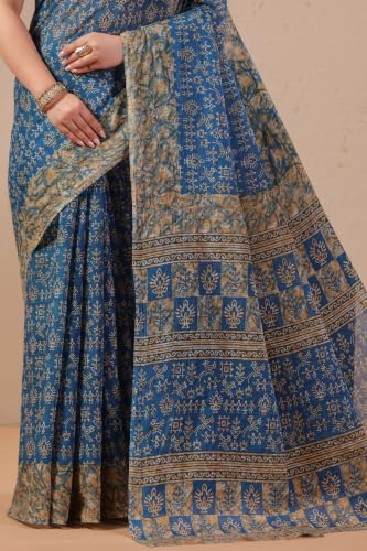 Image of TAMAIRA FASHION Mulmul Pure Cotton Saree For Woman Warli Batik Printed |Office Wear Daily Wear Sarees For Women Without Blouse Piece(Available in 11 Colours)