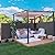 Yaheetech 236 x 71in Double Side Awning, Patio Retractable Side Screen Awning, Privacy Divider Screen w/ 280g/m² Polyester, Waterproof & UV-Resistant for Courtyard, Roof Terrace - Dark Gray