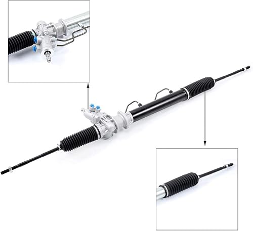 Miniatura 7 de ECCPP Conjunto completo de piñón y cremallera de dirección asistida para Infiniti QX4 3.3L 1997-2000, para Infiniti QX4 3.5L 2001-2003, para Nissan