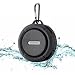 E-Zigo Outdoor Sport Bluetooth Speaker SplashProof & Shockproof Portable Shower HD Wireless speaker phone w/ Suction Cup & Built-in Mic for Bluetooth-enabled Devices (Gray&Black)