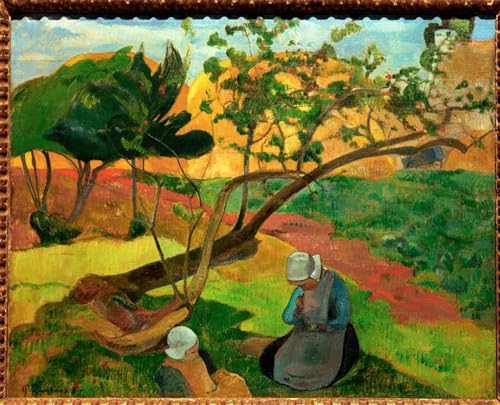 Affiches Paul Gauguin paysage de Bretagne pour rompre la monotonie de vos murs