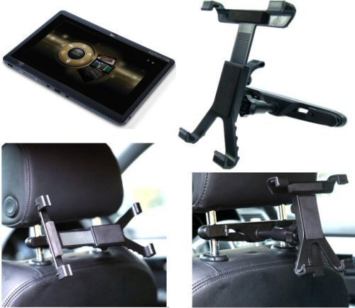 BUYBITS Ultimate Addons Car Headrest Mount for The ACER ICONIA TAB W500 10inch (SKU 10104)
