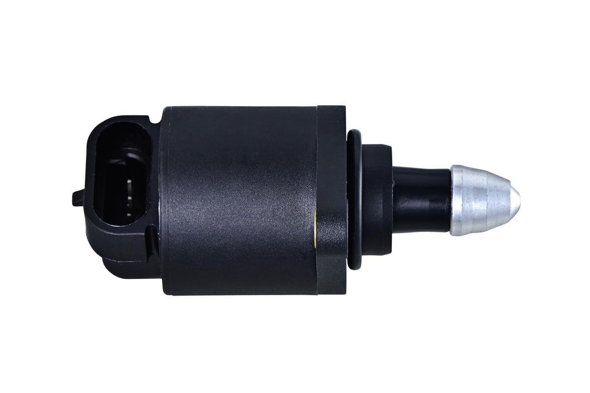 HELLA 6NW 358 192-131 Válvula de mando de ralentí, suministro de aire - 12V - 4polos - atornillado - eléctrico - Cantidad de taladros de fijación: 2 - con juntas