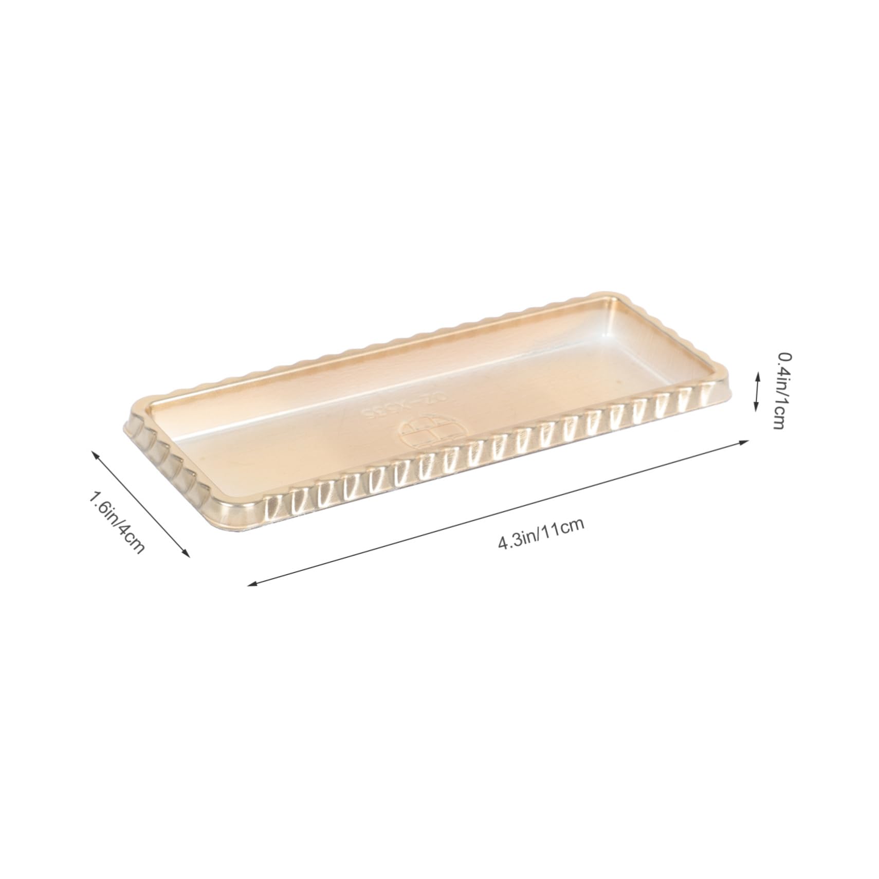 OUNONA 20pcs Sturdy Cake Base Decorative Storage Tray Mousse Pads for Dessert Display Food Grade Pet Material for Baking and Showcasing Cakes