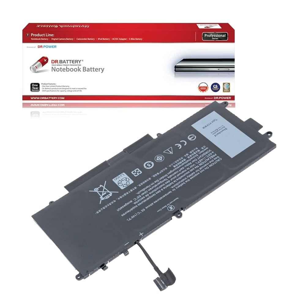 KHlove 7.6V 60Wh K5XWW Laptop Akku für Dell Latitude 5289 7389 7390 L3180 E5289 P29S001 P29S002 2-in-1 Series Notebook 6CYH6 71TG4 725KY J0PGR N18GG CFX97 4-Cell