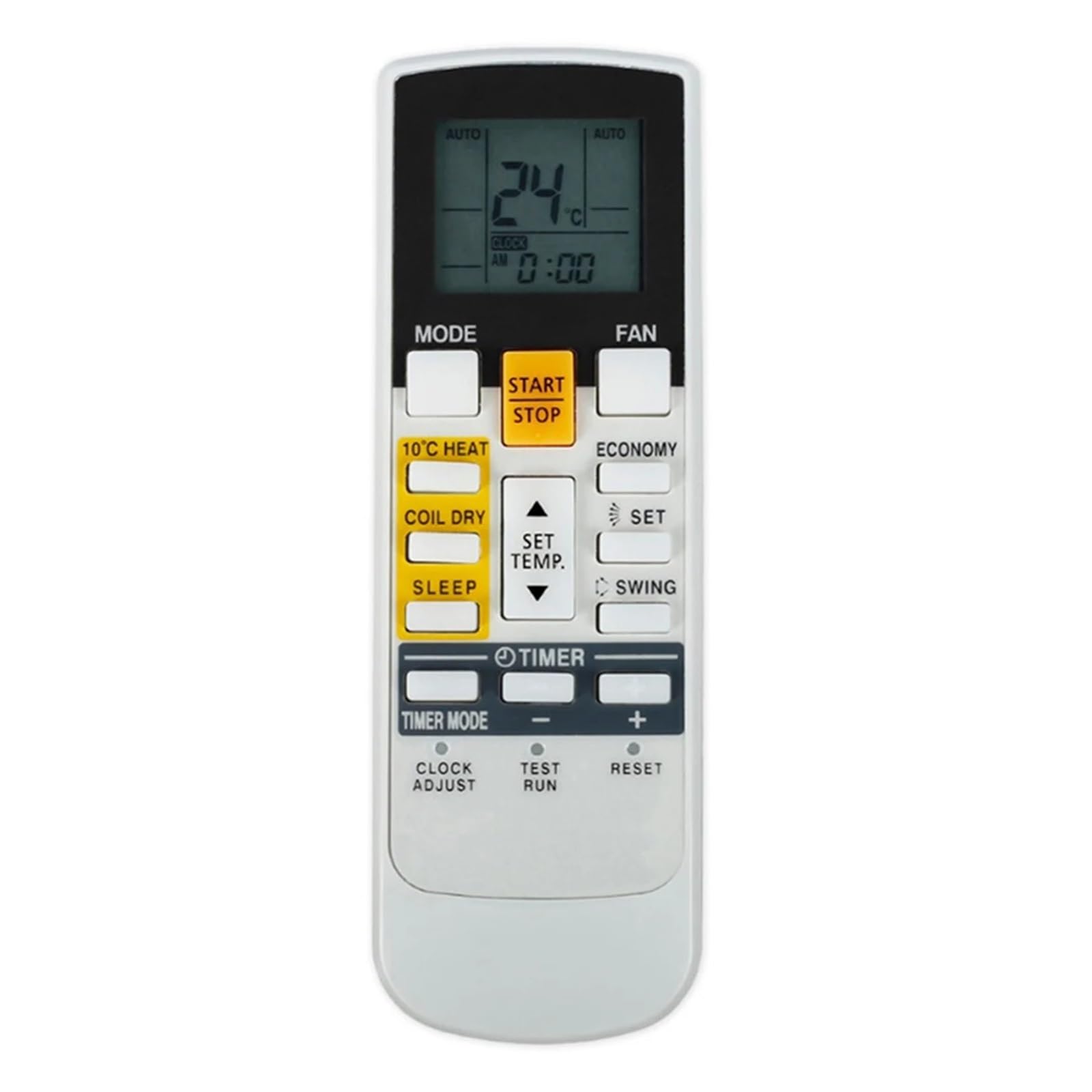 1pc Replacement AR-RAE1E For Fujitsu Air Conditioner Remote Control Fit AR-RAE7E R410A ASYA07LGC ASYA09LGC ASYA12LGC
