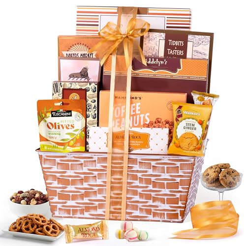 Broadway Basketeers Gourmet Gift Basket Snack Gifts for Women, Men, Families,Appreciation, Thank You, Congratulations, Corporate gifts