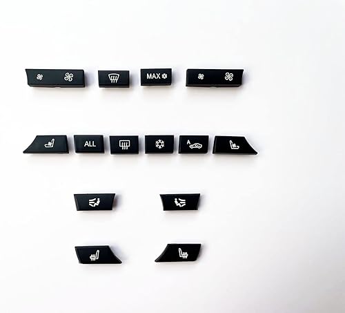 Miniatura 2 de Botón de ventilación de aire acondicionado de 14 teclas de aire acondicionado, calentador de CA, control de clima, kit de reparación interior para