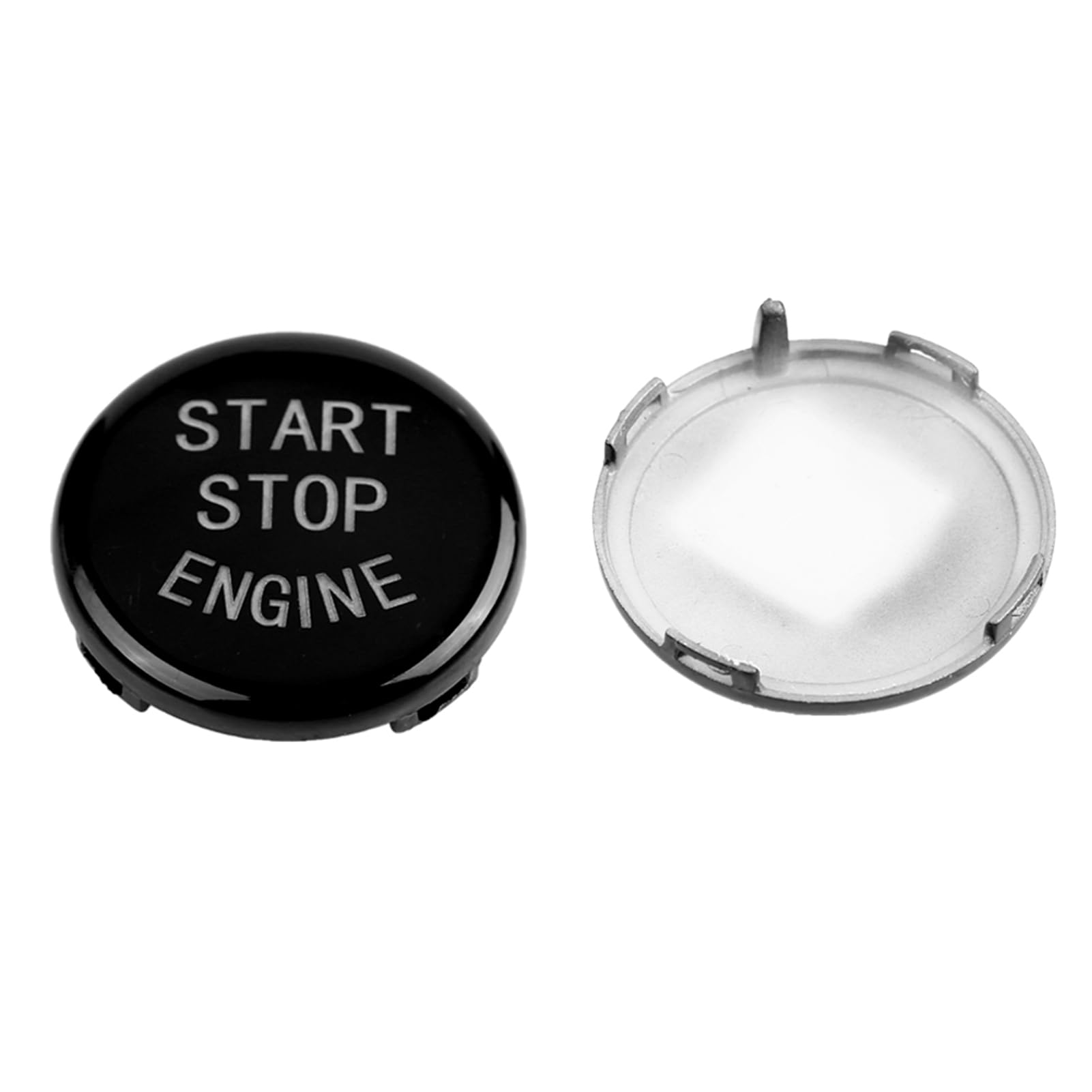 Cubierta Para Botón De Encendido BMW - Compatible Con Serie 3, 5, X1, X3, X5, X6, Tipo E En Negro