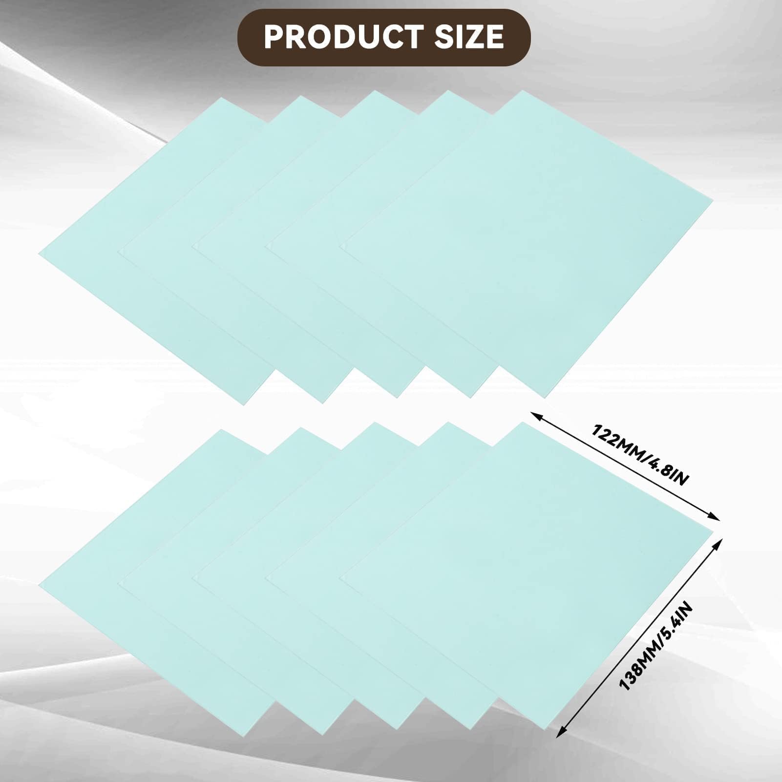 Tiardey Lentilles De Protection Pour Casque De Soudage – Lot De 10 Plaques Transparentes 138x126mm