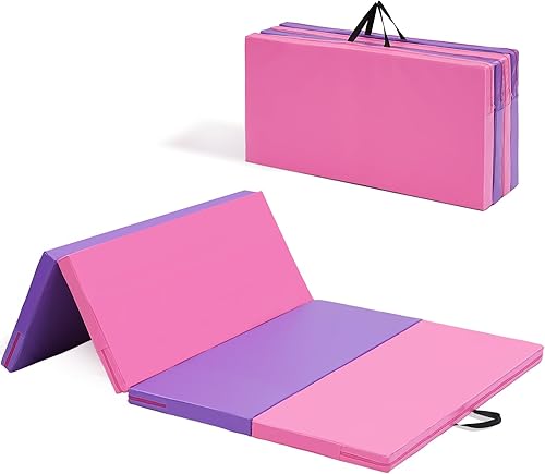 ZENOVA Colchoneta de gimnasia 6'x3'x2''/4'x8'x2'' Colchoneta de ejercicio Colchoneta de gimnasio para aeróbicos en casa Entrenamiento Colchoneta 3.6