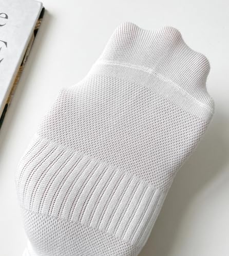 Women's Mesh Panel Crew Socks, Ankle Thin Sock with Reinforced Zones for Shoe Size 5-84
