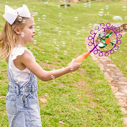 image for Sunny Days Entertainment Pinwheel Bubble Wand - Bubble Blower and Wind