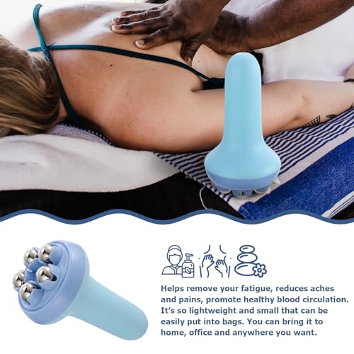Masajeador de Bolas de Acero Portátil para Cuello, Espalda, Piernas, Brazos y Alivio del Estrés Muscular miniatura 5
