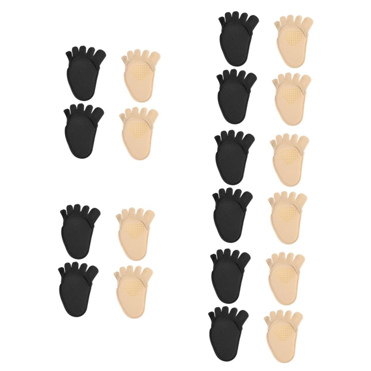 Healvian 10paare Halb Socken Für Damen Rutschfest Und Atmungsaktiv Und Hautfarbe Für Sommer Und High Heels Mit Feuchtigkeitsabsorbierenden Eigenschaften Passform Für Alltag