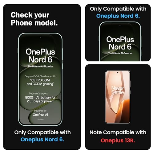 Image of ArmourPro Military-Grade Tempered Glass for OnePlus Nord 6-9H Anti Scratch, Edge-to-Edge Coverage, HD Clarity, Smooth Touch, Case Friendly, Easy Installation Kit with Cable Protector