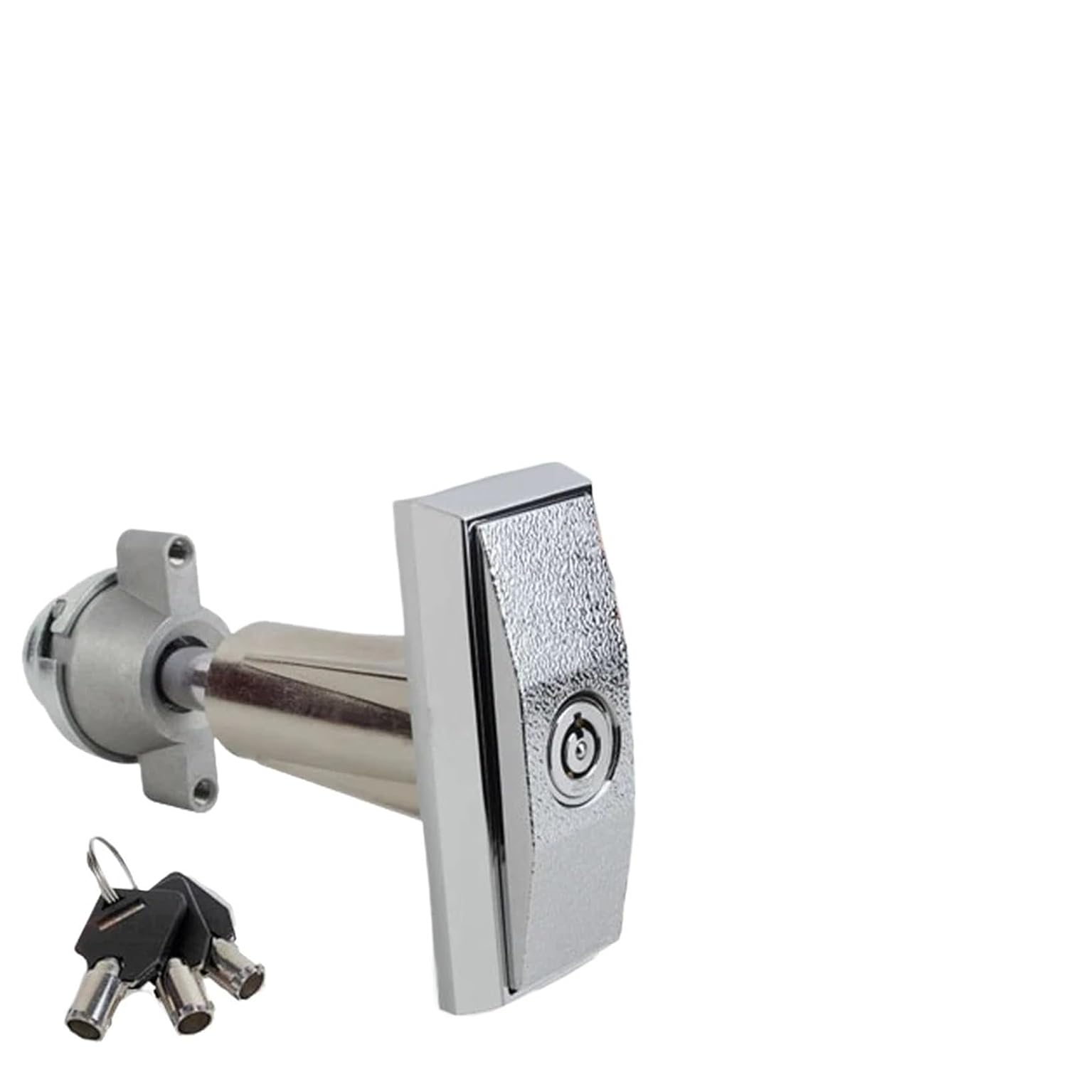 T Handle Machine Lock with 3 Tubular Keys 1Pcs