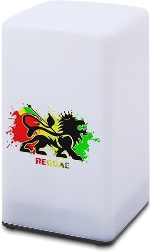 Miniatura 1 de Lion Reggae Jamaica Lámpara de mesita de noche portátil pequeña lámpara de noche para sala de estar decoración de dormitorio, tamaño único