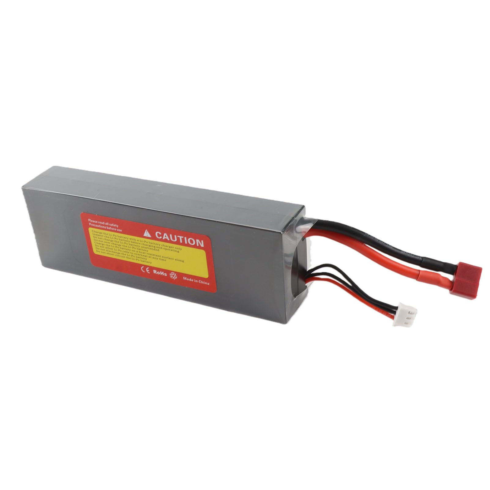 Batería de litio de 7,4 V, 4200 mAh, batería de coche RC con funda rígida ligera con protección contra sobrecarga, para coches y camiones RC 1/8 y 1/10