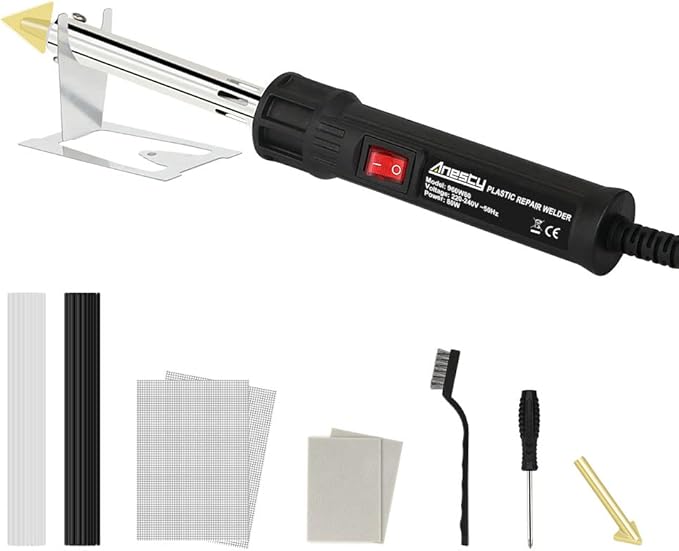 Aumotop Soudeur En Plastique – Kit De Soudure En Plastique 100 W Avec 56 Tiges, Outil