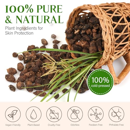 Image of GOGIFTGO Cyperus Rotundus Oil,Cyprus Rotundus Oil for Hair Removal,Cyperus Oi-l Natural, Soothing and Gentle,Reducing Body Hair Growth,Smooth Skin & Hair Removal,60ml (2pcs)
