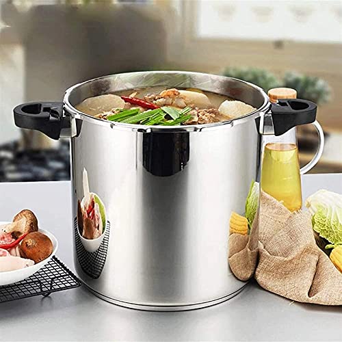 Stainless-Steel-Pressure-CookerExplosion-Proof-High-Pressure-Cooker-Commercial-Large-Capacity-Soup-Pot-Suitable-for-Induction-Cooker-GasSilver-16L