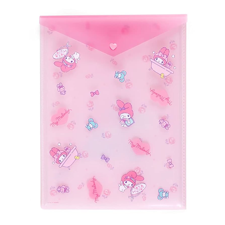 Amazon.co.jp: Sanrio My Melody 837253 Open Clear File with Gusset