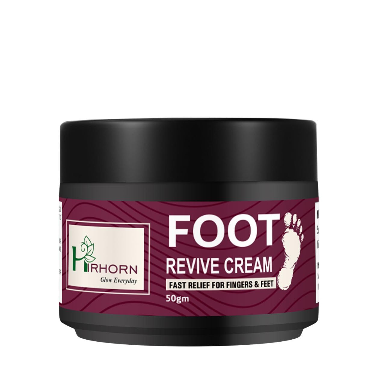 4T-CLAST Nourish Your Foot with Premium Black Jar Foot Cream- Softens, Conditions, and Tames (T_C_3297-50g)