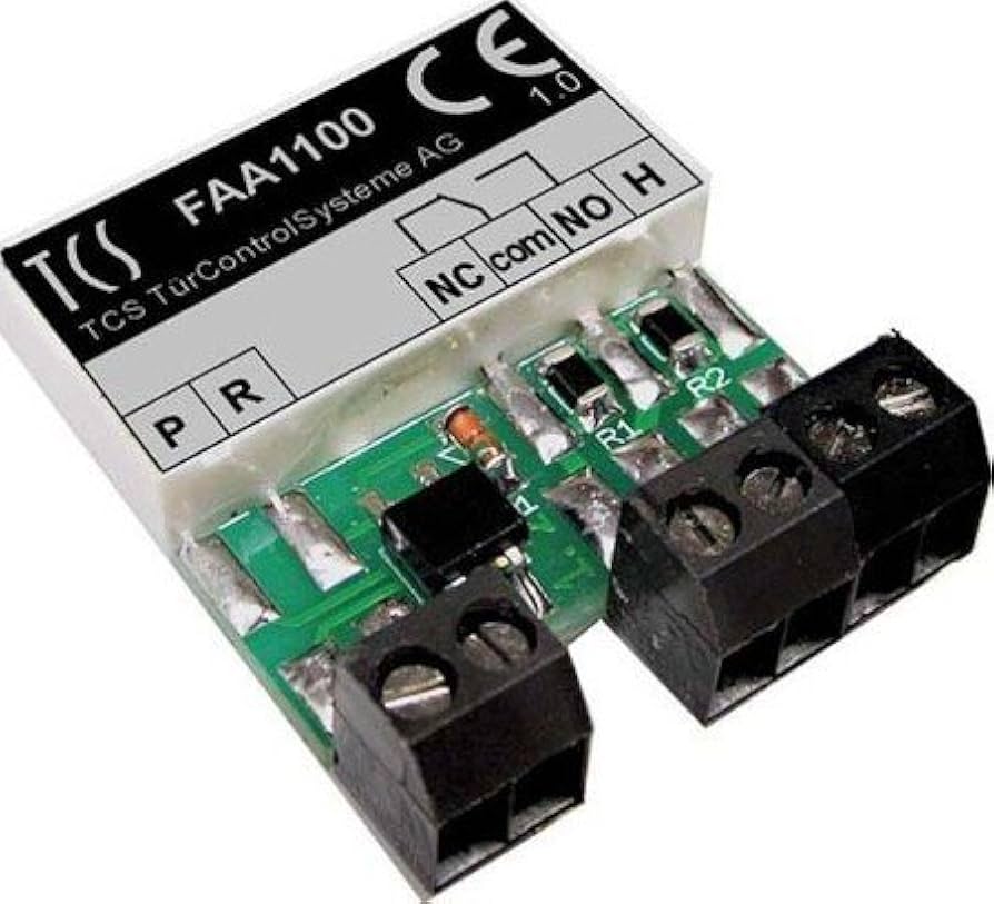 TCS FAA1100-0600 Einbau-Türöffner-Relais TOER1 : Amazon.de