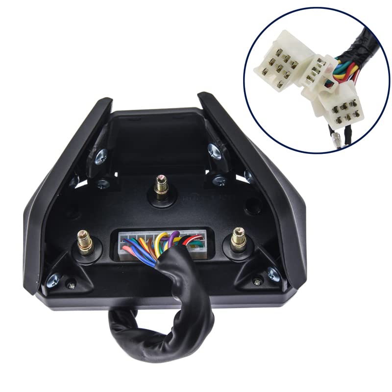 Contagiri Contachilometri Impermeabile con Retroilluminazione Digitale A LED for Motocicletta Universale di Nuovo Stile for 1,2,4 Cilindri(Only Gauge)