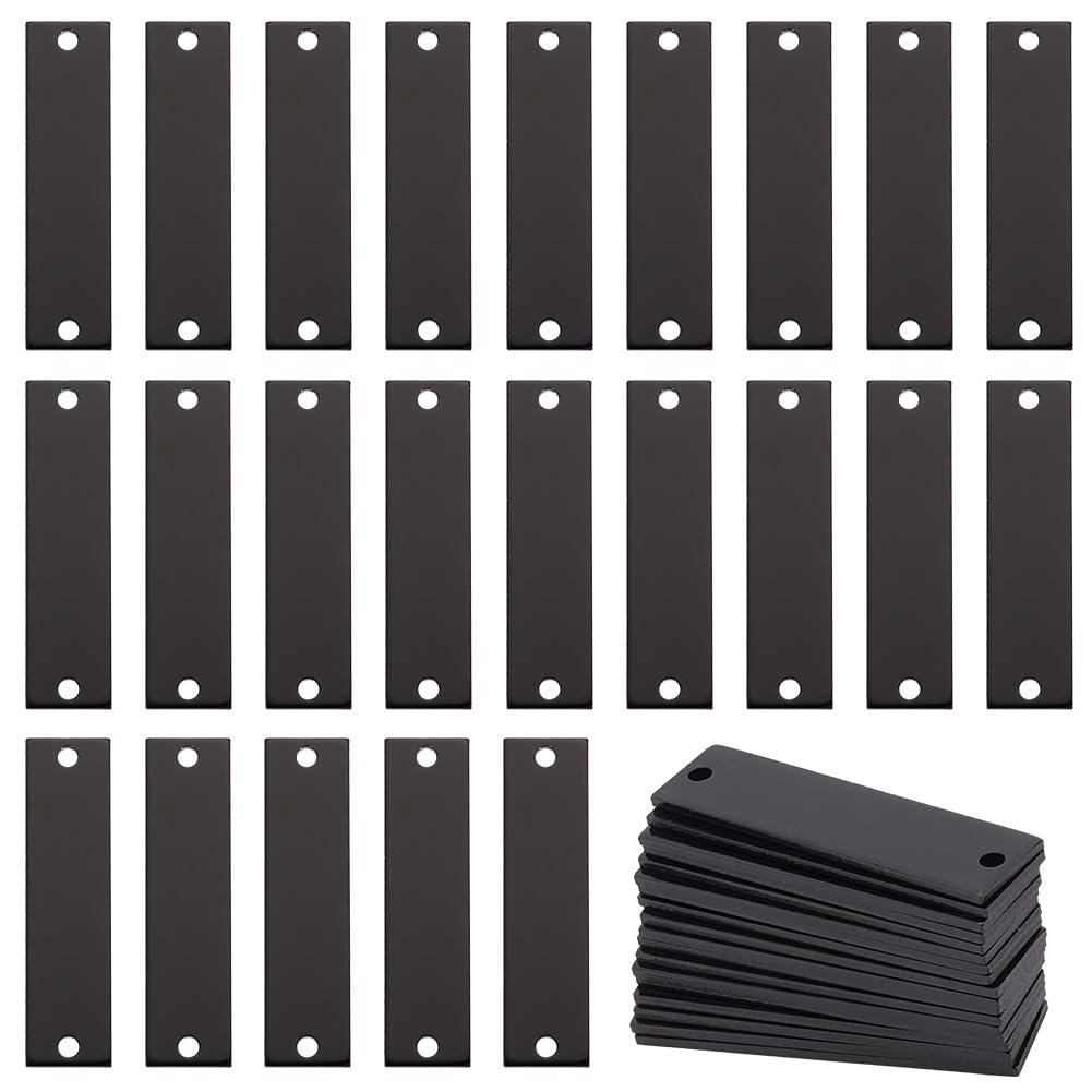Benecreat 30piezas Colgantes De Aluminio, Etiquetas En Blanco