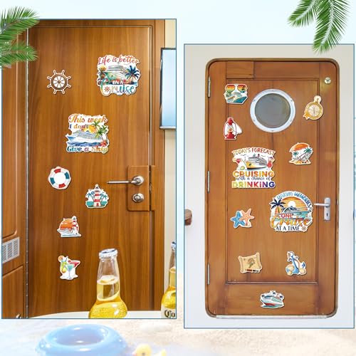 17 imanes decorativos magnéticos para puertas de crucero miniatura 4