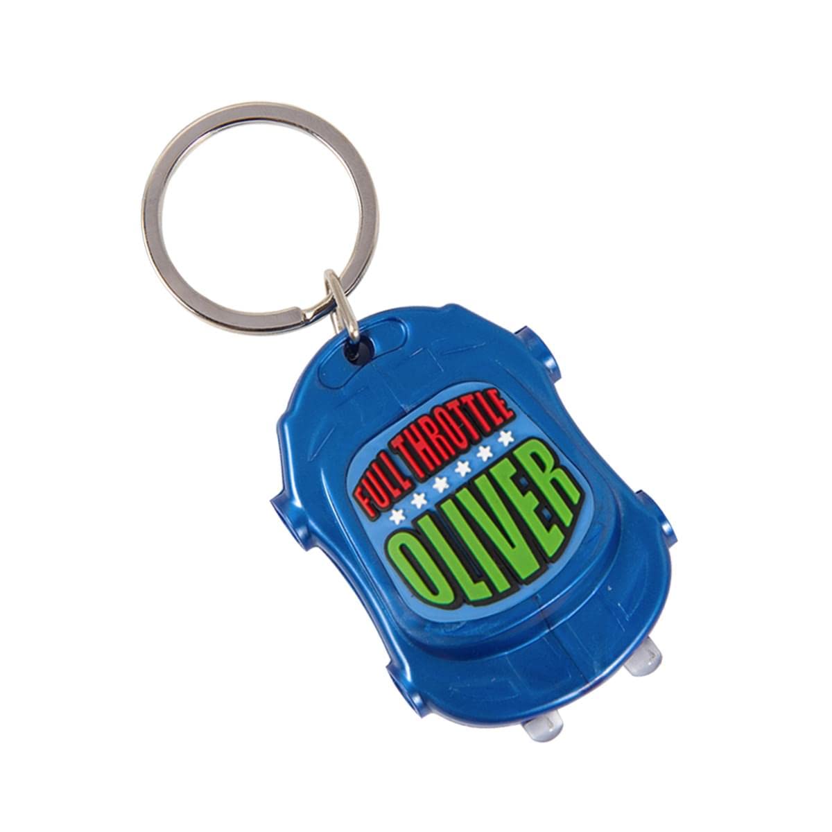 History & Heraldry Personalised Keyring Twin Turbo Torch (Oliver)