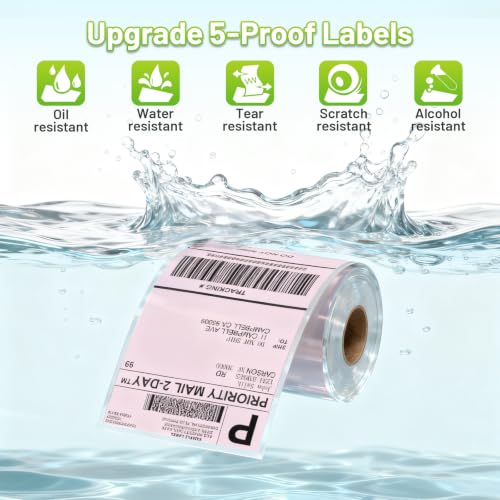 Image of 4x6 Thermal Labels, Shipping Address Label (Pack of 250 4x6 Roll Labels)