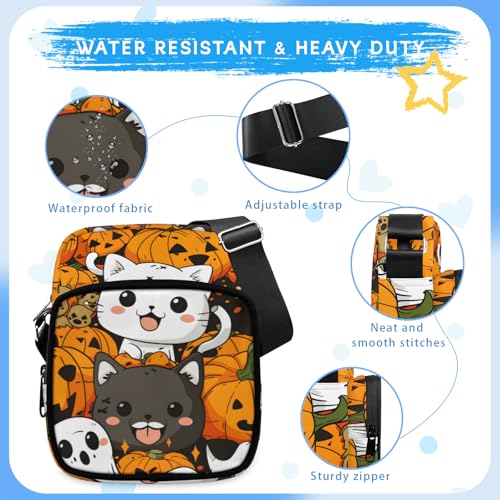 Halloween Style Pattern Mini Lightweight Crossbody Bag Casual Shoulder Handbag Design Portable Small Backpack Trvel,Style 64