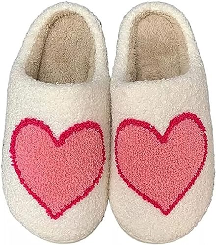 Image of LNERIP Animal Slippers Fruit Slippers Plant Slippers Various Cartoon Patterns Fluffy Soft Memory Foam Retro Indoor Outdoor Home Couple Shoes