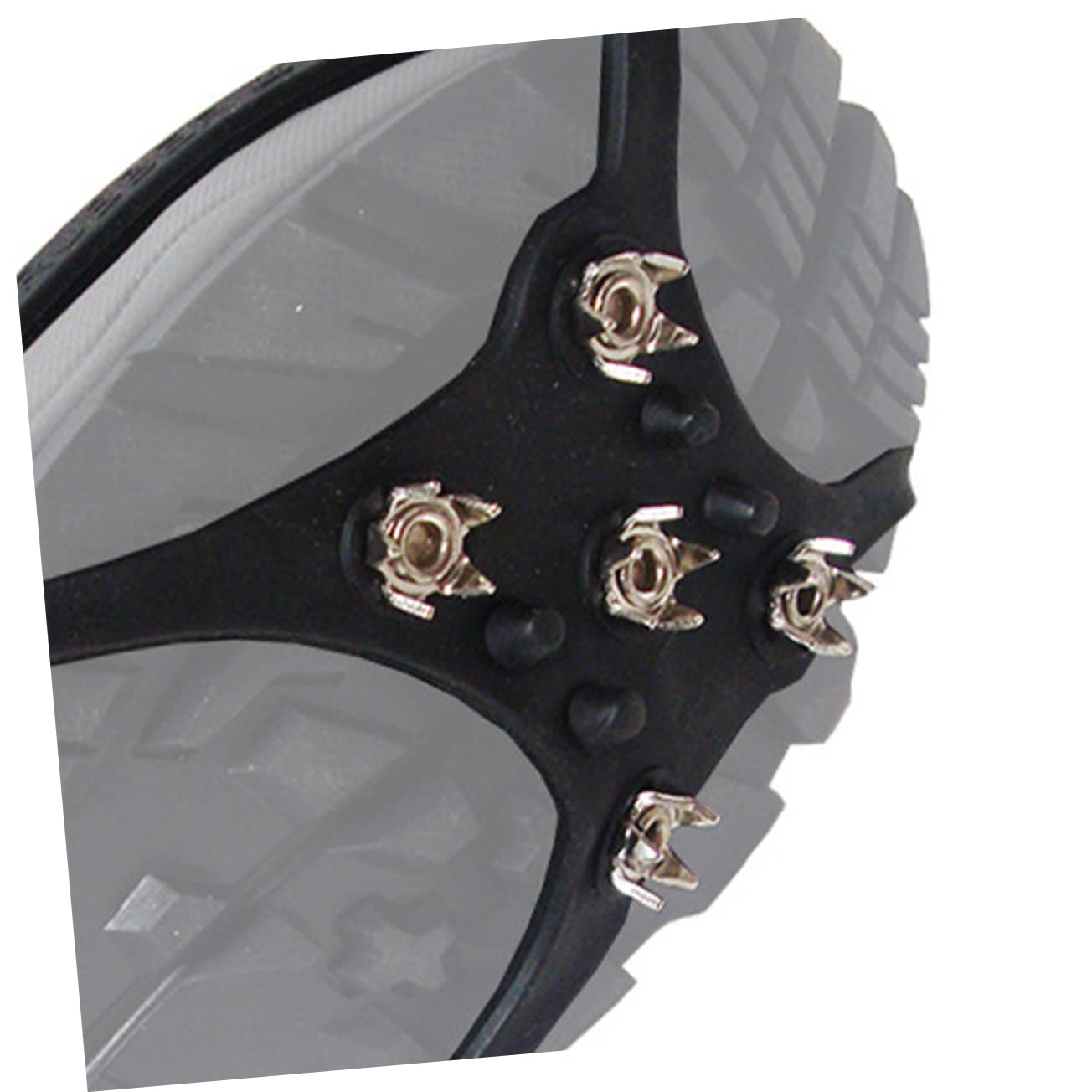 VALICLUD 100pcs Ice Cleats for Shoes Boots Non-Skid Snowfield Crampon Portable Shoes Grips Cleats Traction Spikes