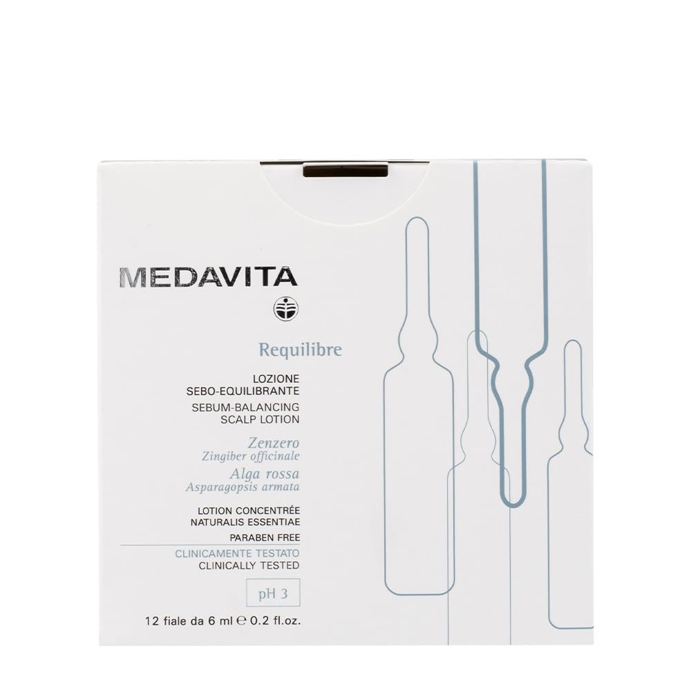 Medavita, Requilibre, Lozione Seboequilibrante, pH 3, 12 fl x 6 ml