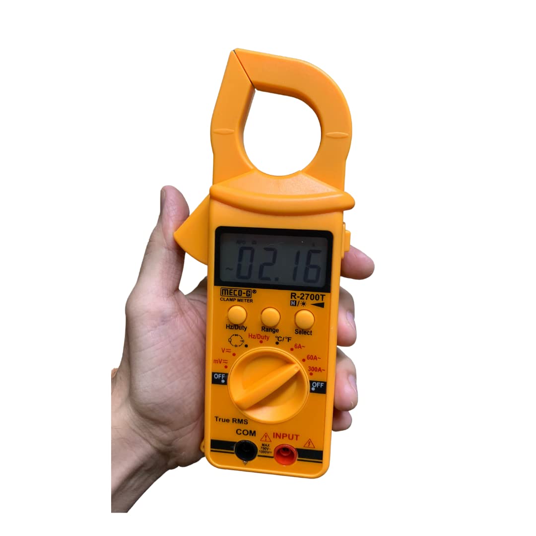 See full amazon price history chart for Meco-G 2700-T 3 5/6 6000 Counts TRMS Digit Clamp Meter By Skyking Meco-G 2700-T 3 5/6 6000 Counts TRMS Digit Clamp Meter By Skyking (B09SZ3QMB8) Amazon Price History, Amazon Price Tracker